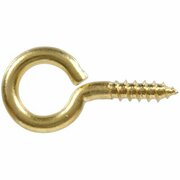 HILLMAN .080X13/16 SOLID BRASS SCREW EYE 852420